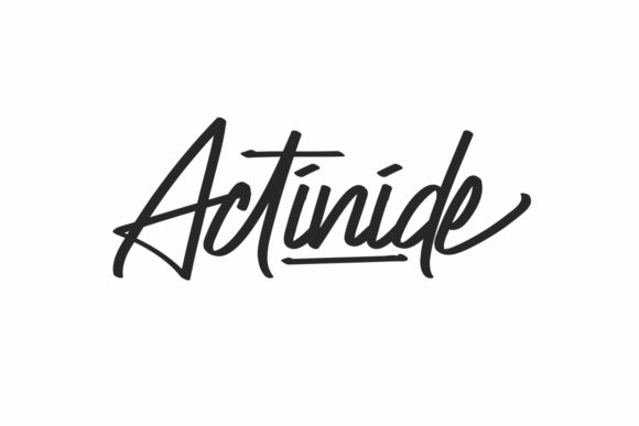 Actinide: A Premium Script Font