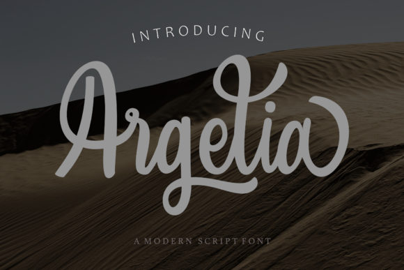 Argelia Font: Elegant Script for Digital Design