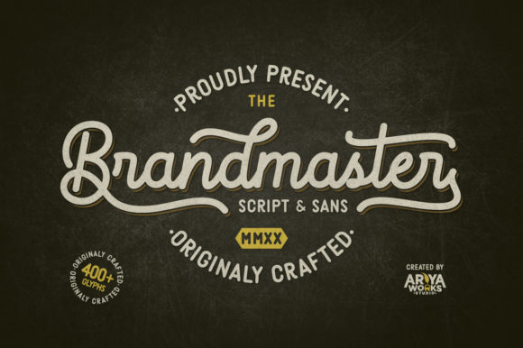 Brandmaster Font for Business Style
