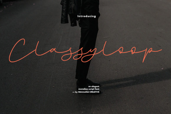 Classyloop: A Stylish Script Font for Business Branding