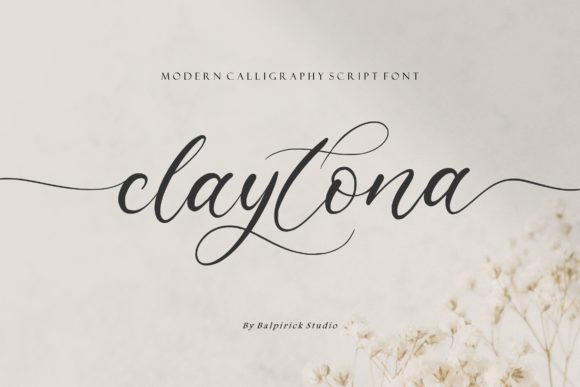 Claytona Font for Creative Projects