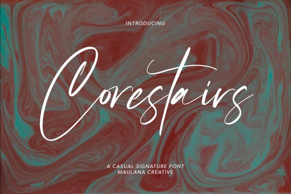 Corestairs: A Script Font for Elegant Branding