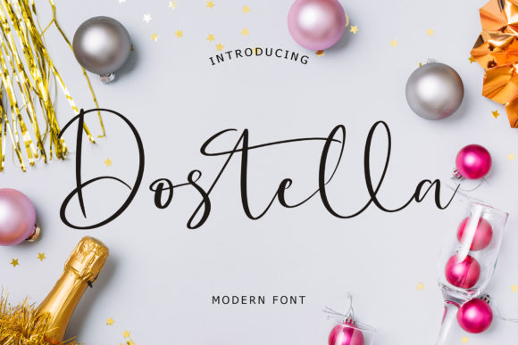 Dostella: A Romantic Script Font