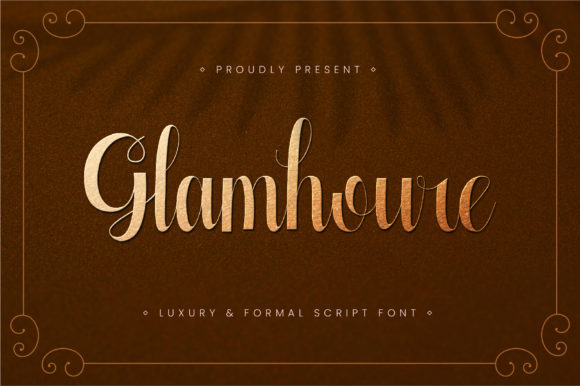 Glamhoure Font: Elegant Script for Creative Projects