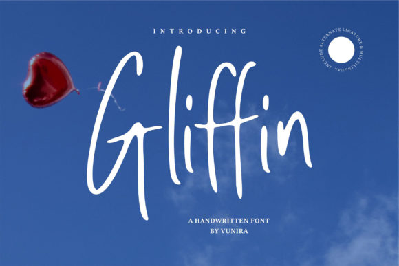 Gliffin Font for Creative Web Projects