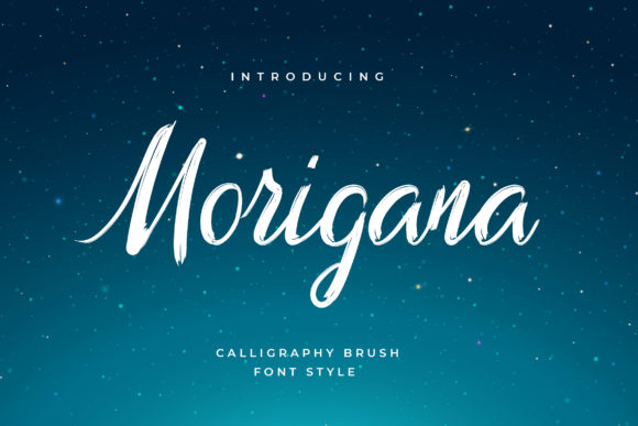 Morigana: A Modern Script Font