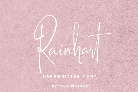 Rainhart Font: Elegant Script for Craft Projects