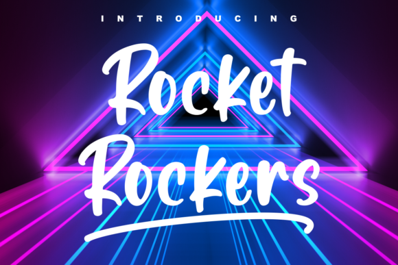 Rocket Rockers Font: Playful Script for Digital Design