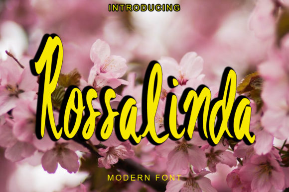 Rossalinda Font for Web Design