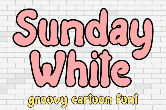 Sunday White Font for Web Design