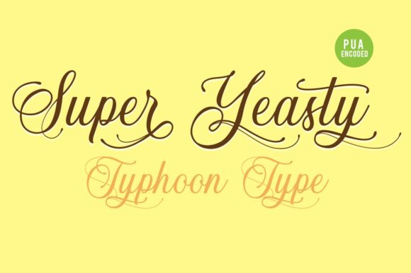 Super Yeasty Font for Web Design