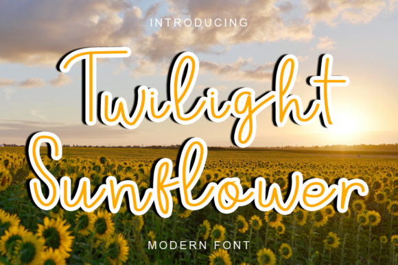 Twilight Sunflower Font Review