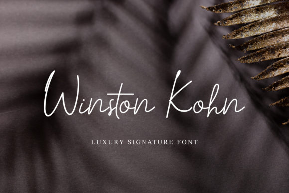 Winston Kohn: A Delicate Script for Elegant Design