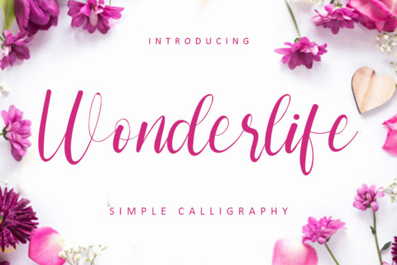 Wonderlife: A Romantic Script Font for Creative Projects