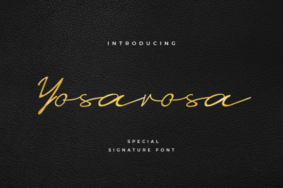 Yosarosa Font for Creative Projects